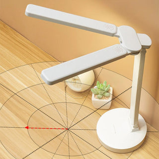 Lampe de bureau LED réglable à deux têtes