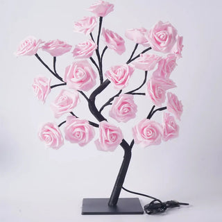 Lampe de chevet arbre à roses