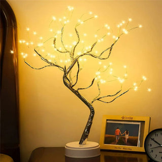 Lampe de chevet LED arbre