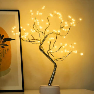 Lampe de chevet LED arbre