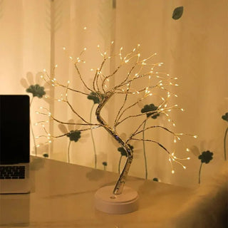 Lampe de chevet LED arbre