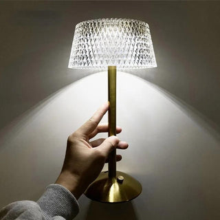 Lampe de chevet LED rétro chic sans fil