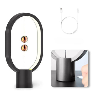 Lampe à poser design LED avec boules magnétiques