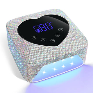 Lampe uv ongles à LED sans fil avec strass