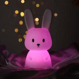 Veilleuse à poser lapin tactile 7 couleurs